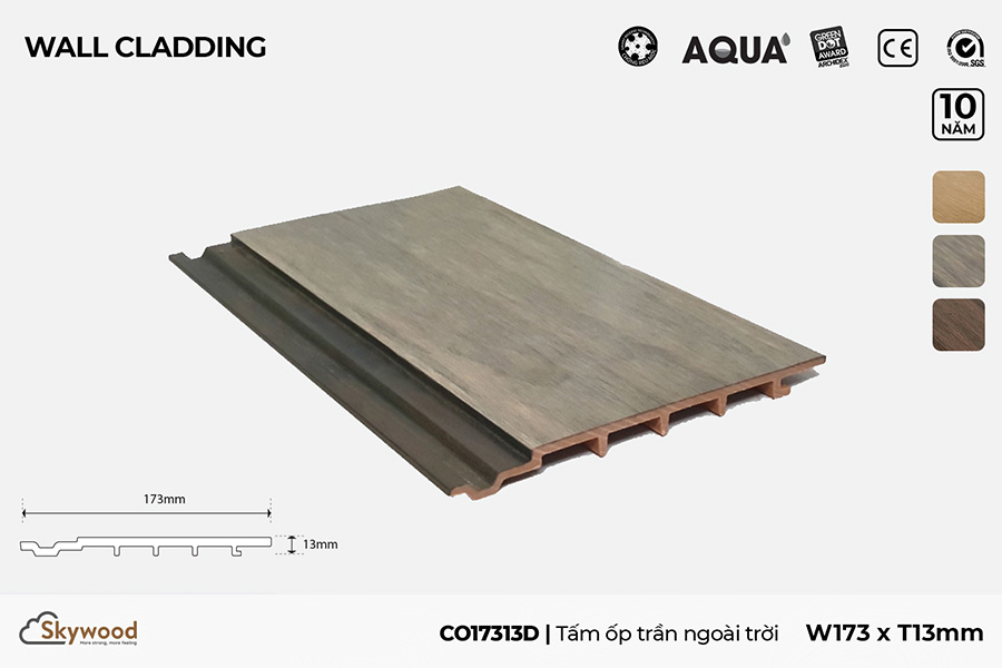 Tấm Ốp tường – Ốp trần CO17313D – Driftwood – 13mm